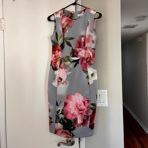 Calvin Klein Petite Floral Sheath Dress